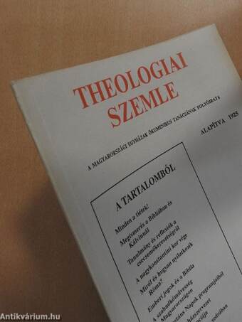 Theologiai Szemle 1994/1.