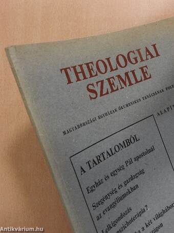 Theologiai Szemle 1987/6.