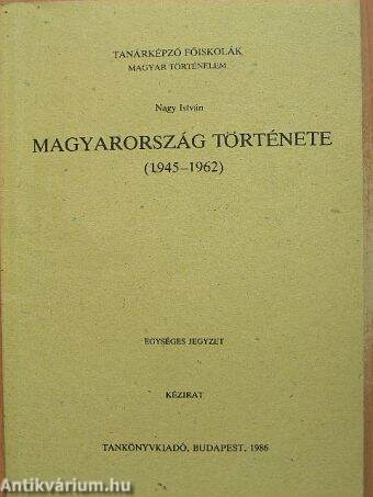 Magyarország története 1945-1962