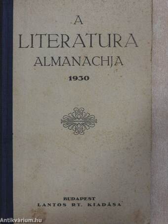 A Literatura almanachja 1930