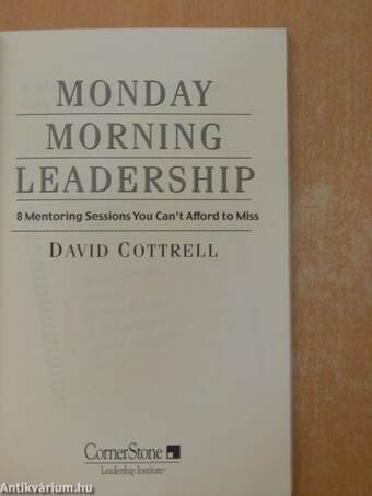 Monday Morning Leadership