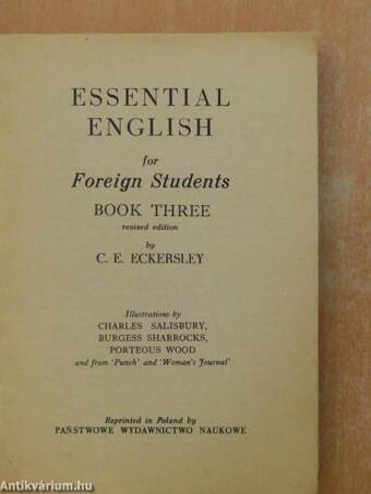 Essential English for Foreign Students Book 3.