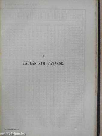 A magyar szent korona országainak kivándorlása és visszavándorlása/Táblás kimutatások