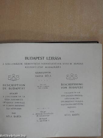 Budapest leirása