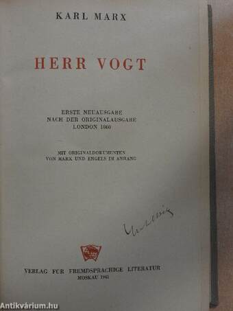 Herr Vogt