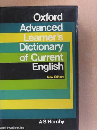 Oxford Advanced Learner's Dictionary of Current English