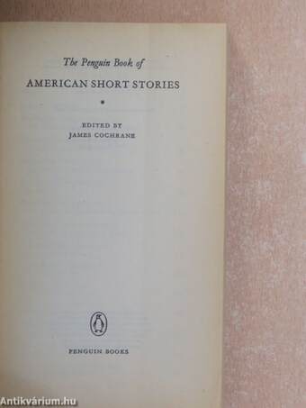 The Penguin Book of American Short Stories