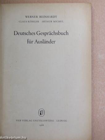 Deutsches Gesprächsbuch für Ausländer