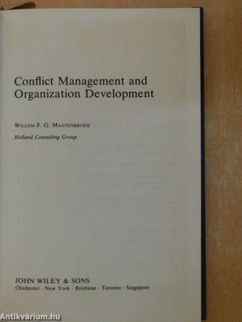 Conflict Management and Organization Development