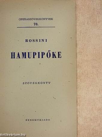 Rossini: Hamupipőke