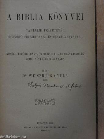 A Biblia könyvei