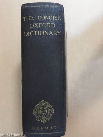 The Concise Oxford Dictionary of Current English