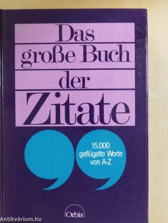 Das große Buch der Zitate