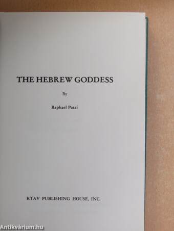 The Hebrew Goddess