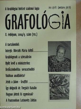 Grafológia 2004. szeptember