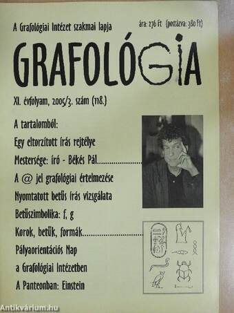 Grafológia 2003. március