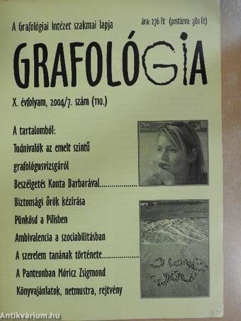 Grafológia 2004. július