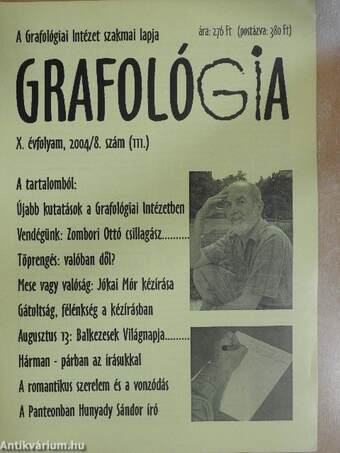 Grafológia 2004. augusztus