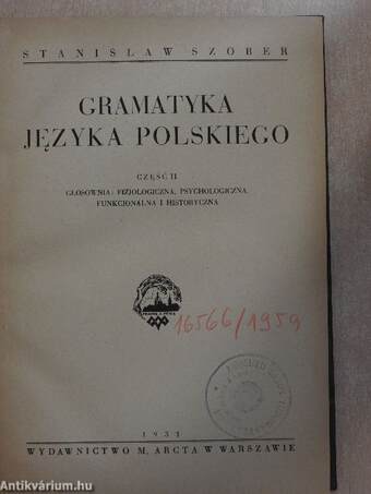 Gramatyka jezyka polskiego II.