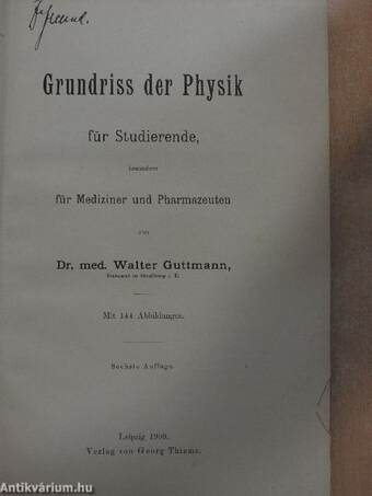 Grundriss der Physik