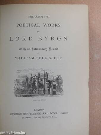 The Complete Poetical Works of Lord Byron