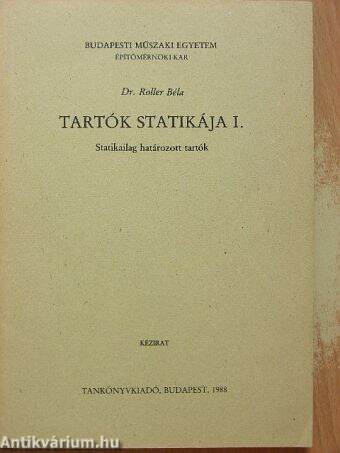 Tartók statikája I.