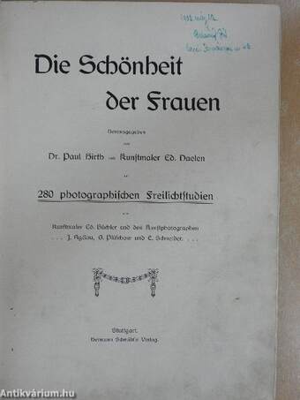 Die Schönheit der Frauen (gótbetűs)