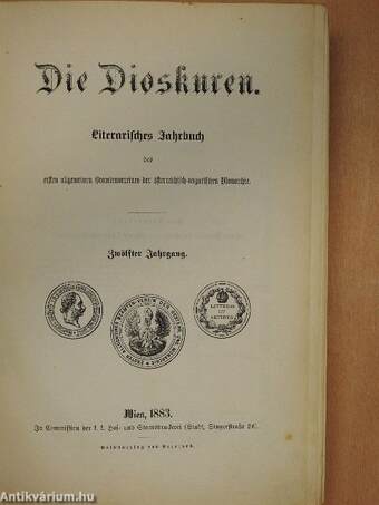 Die Dioskuren 1883.
