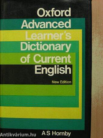 Oxford Advanced Learner's Dictionary of Current English