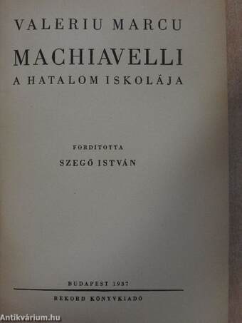 Machiavelli