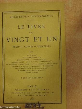 Le livre des vingt et un