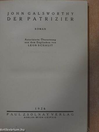 Der Patrizier