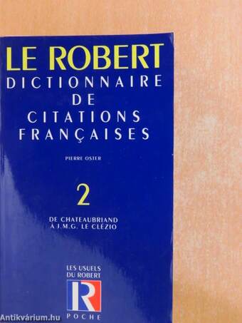 Dictionnaire de citations francaises 1-2