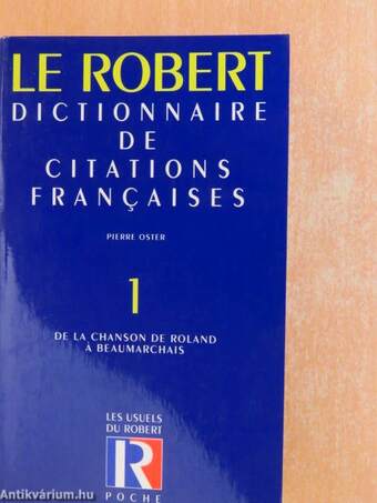 Dictionnaire de citations francaises 1-2