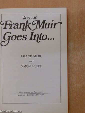 The Fourth Frank Muir Goes Into...