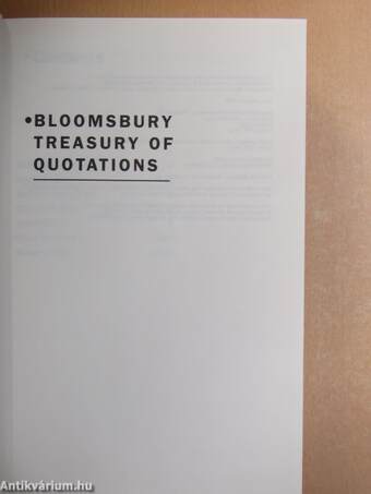 Bloomsbury Treasury of Quotations