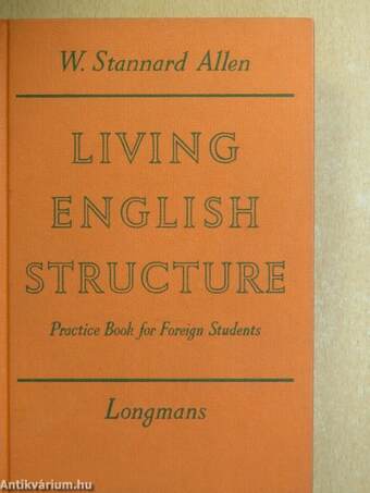 Living English Structure/Key to the Exercises