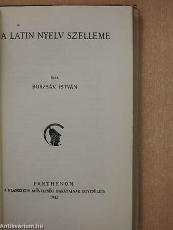 A latin nyelv szelleme