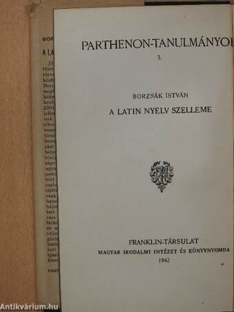 A latin nyelv szelleme