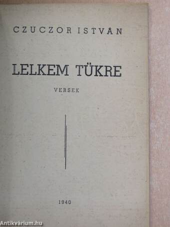 Lelkem tükre