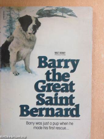 Barry the Great Saint Bernard