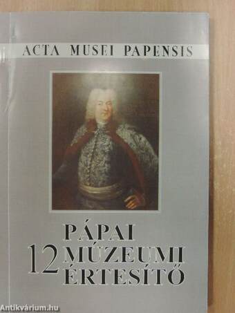 Pápai múzeumi értesítő 12.