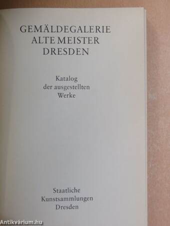 Gemäldegalerie Alte Meister Dresden