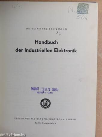 Handbuch der Industriellen Elektronik