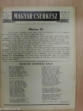 Magyar Cserkész 1935. március 15.