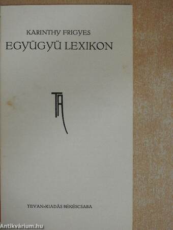 Együgyü lexikon