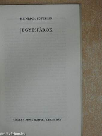 Jegyespárok