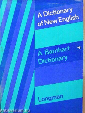 The Barnhart Dictionary of New English 1963-1972