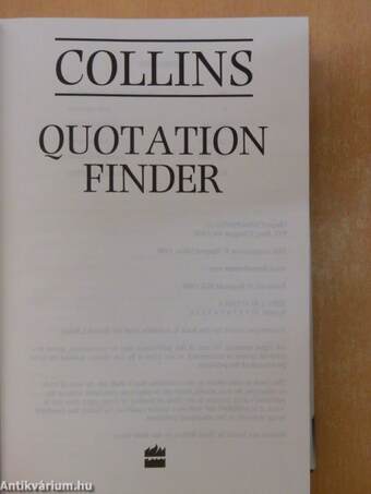 Collins Quotation Finder