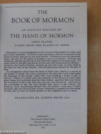 The Book of Mormon